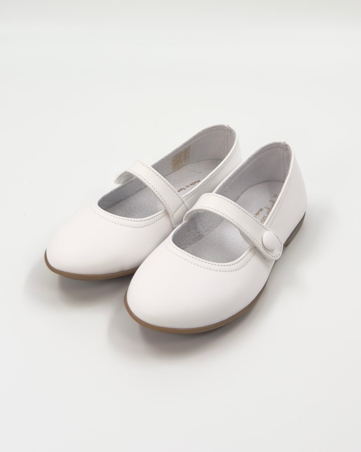 Mary Jane White Shoes Spanish Girls Communion & Dress Shoes 38 EU / 7 US / White / Leather Mary Jane White Shoes Spanish Girls Communion & Dress Shoes 38 EU / 7 US / White / Leather