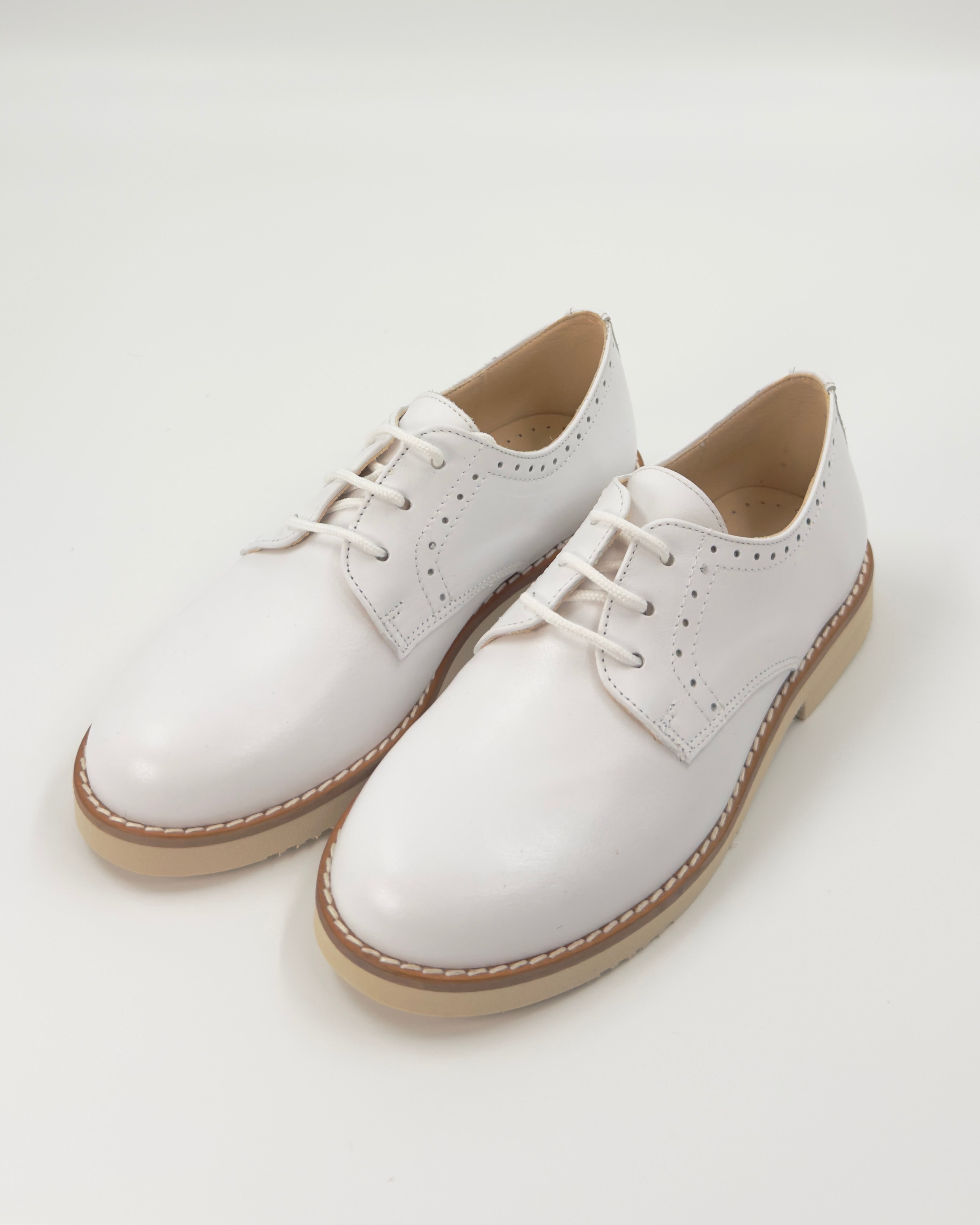 First Communion Leather Shoes for Boys - Communion Shoes Miami EU36 / White / Leather First Communion Leather Shoes for Boys - Communion Shoes Miami EU36 / White / Leather