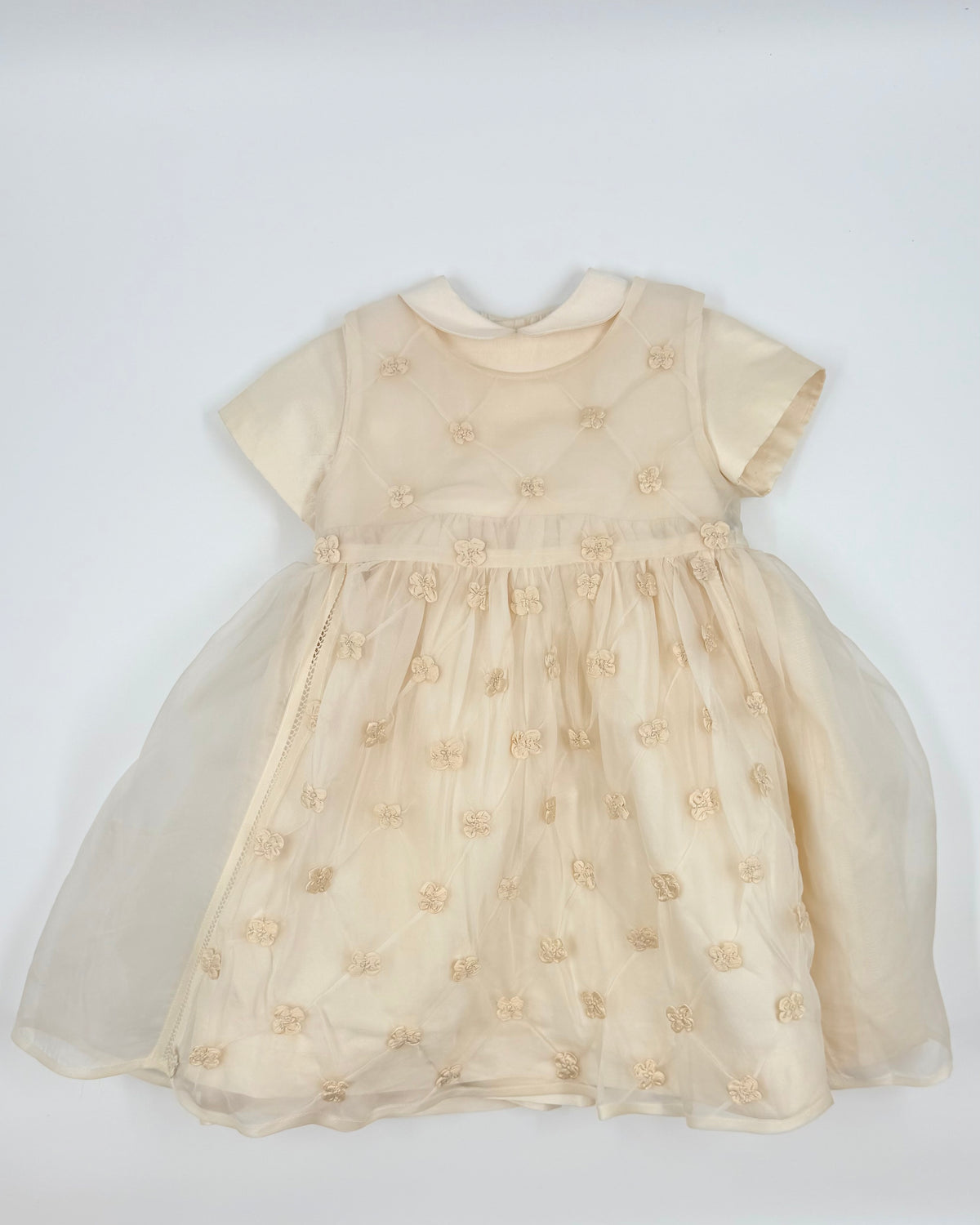 Lulu Toddler Dress  Silk & Organza Embroidered Flower Girl Dress