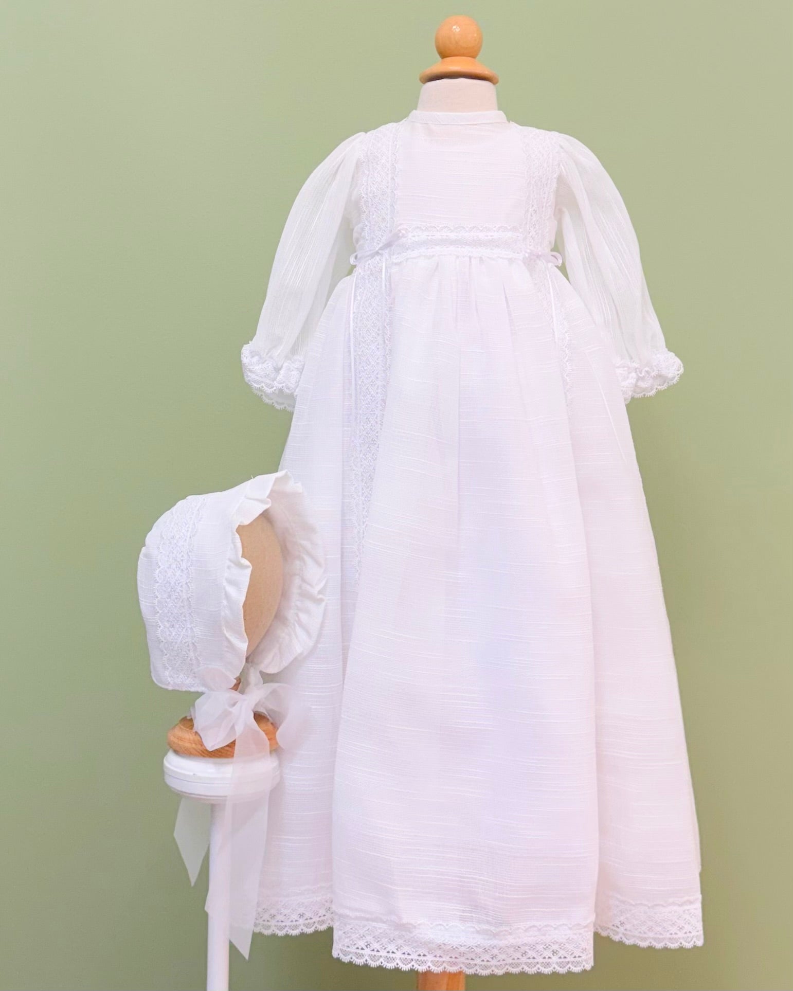 christening baptism dress Sevilla White Christening Gown