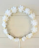 YoYo Boutique Accesories White White Flowers and Baby Breath Full Crown