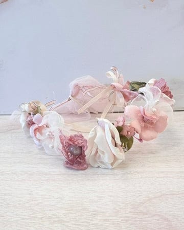 YoYo Boutique Accessories Dusty Rose Flowers Headpiece