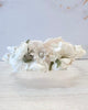 YoYo Boutique Accessories Off-White Flowers & Pearls Headpiece