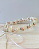 YoYo Boutique Accessories Off-White & Pink Tiny Flowers Headpiece