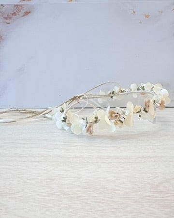 YoYo Boutique Accessories Off-White Tiny Flowers Headpiece