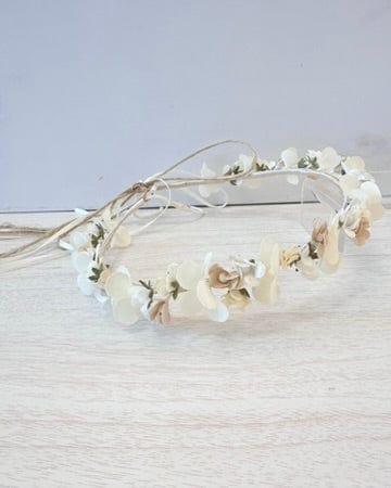 YoYo Boutique Accessories Off-White Tiny Flowers Headpiece