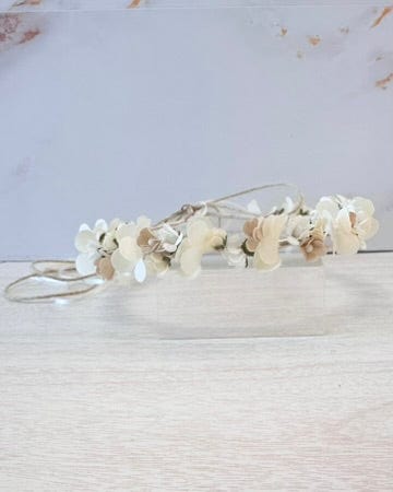 YoYo Boutique Accessories Off-White Tiny Flowers Headpiece