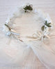 YoYo Boutique Accessories Pearl White Flowers Headpiece