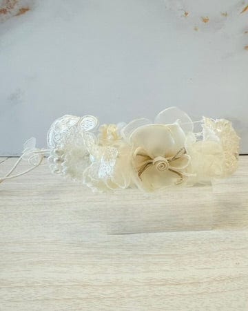 YoYo Boutique Accessories Pearl White Headpiece