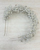 YoYo Boutique Accessories Silver Crystals Silver Headpiece