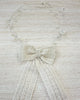 YoYo Boutique Accessories Silver & Pearl Headpiece with Bow