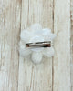 YoYo Boutique Accessories White White Flower Clip