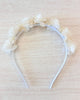 YoYo Boutique Accessories White White Flowers & Baby Breath Headband