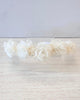 YoYo Boutique Accessories White White Flowers & Baby Breath Headband