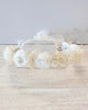 YoYo Boutique Accessories White White Flowers & Baby Breath Lace Crown