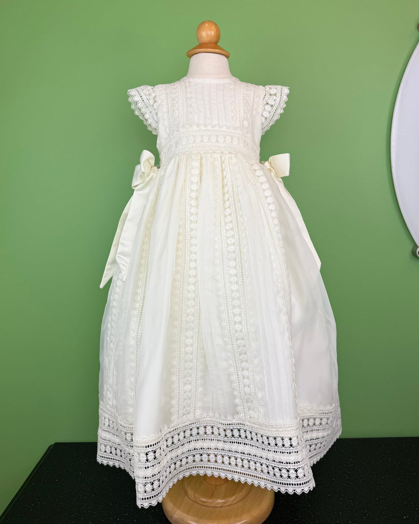 YoYo Boutique Baptism 12-24M Huelva Ivory Christening Gown