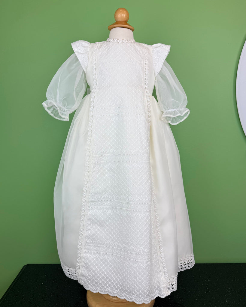 YoYo Boutique Baptism 12-24M / Off-White Cadiz Christening Gown