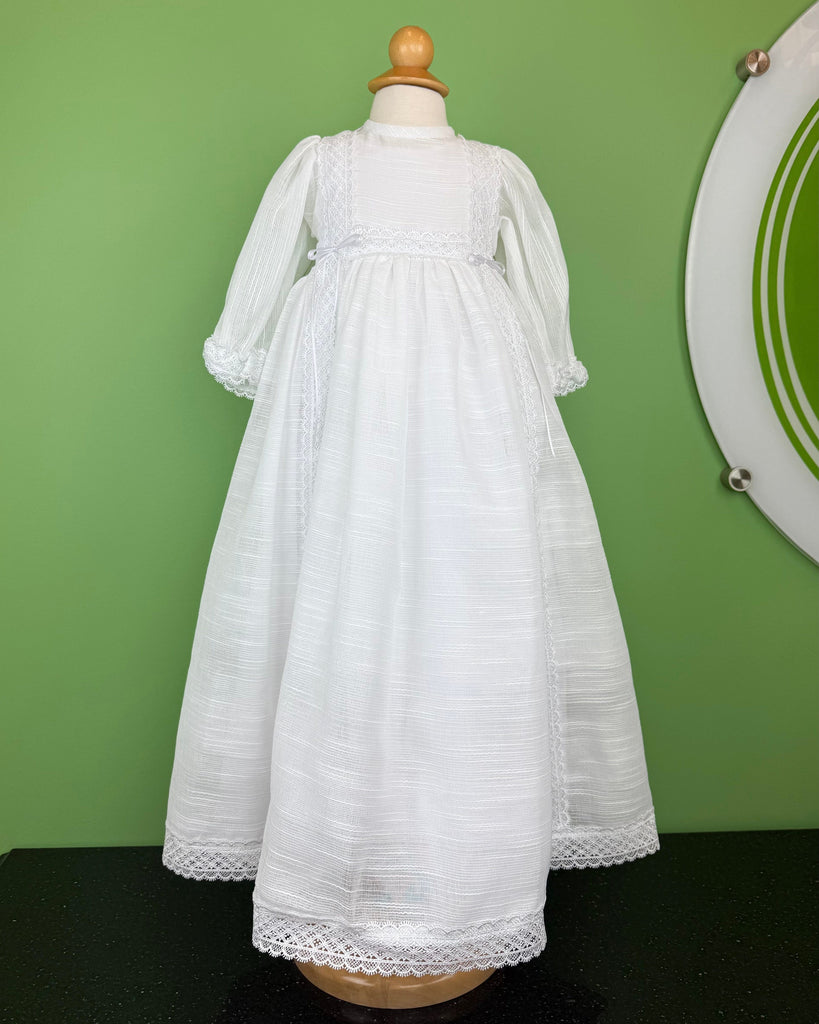 YoYo Boutique Baptism 12-24M / White Sevilla White Christening Gown