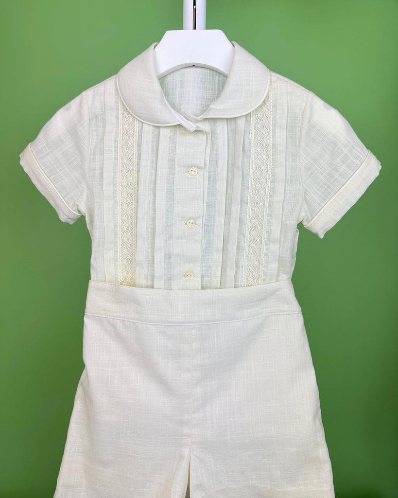 YoYo Boutique Baptism Agustin Shorts Outfit