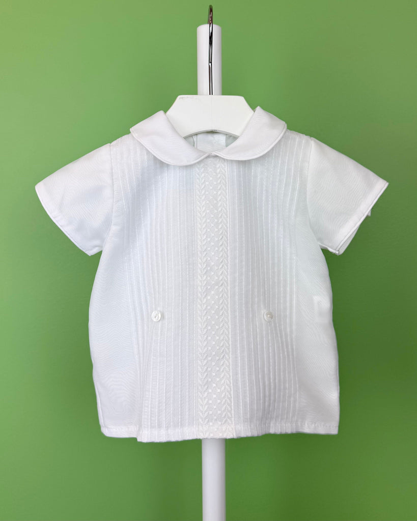 YoYo Boutique Baptism Alonso White Outfit