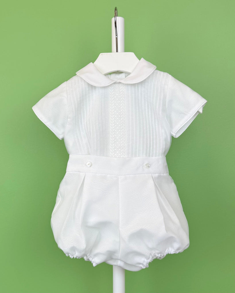 YoYo Boutique Baptism Alonso White Outfit