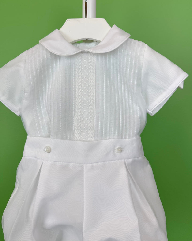 YoYo Boutique Baptism Alonso White Outfit