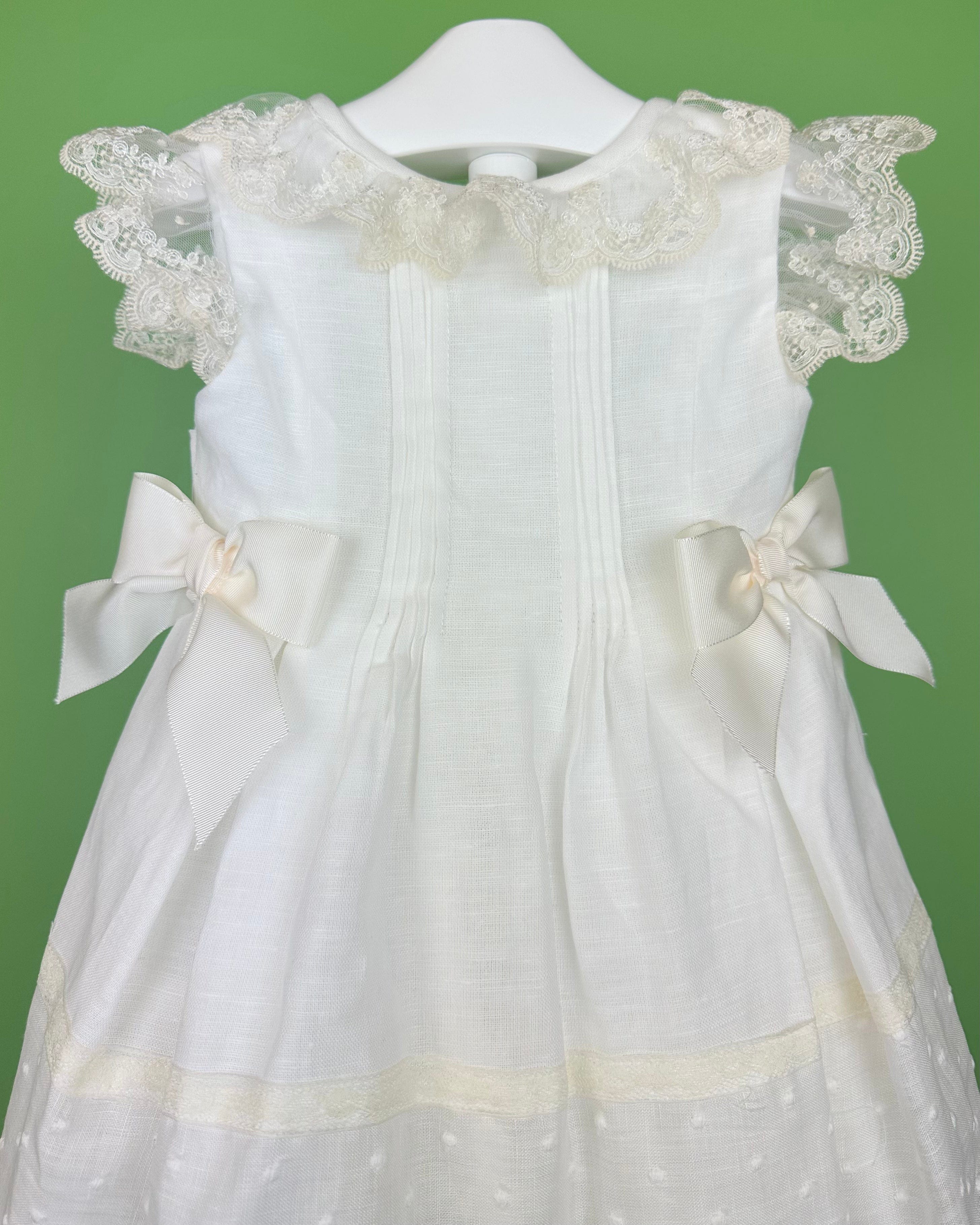 YoYo Boutique Baptism Amelia Off-White Dress