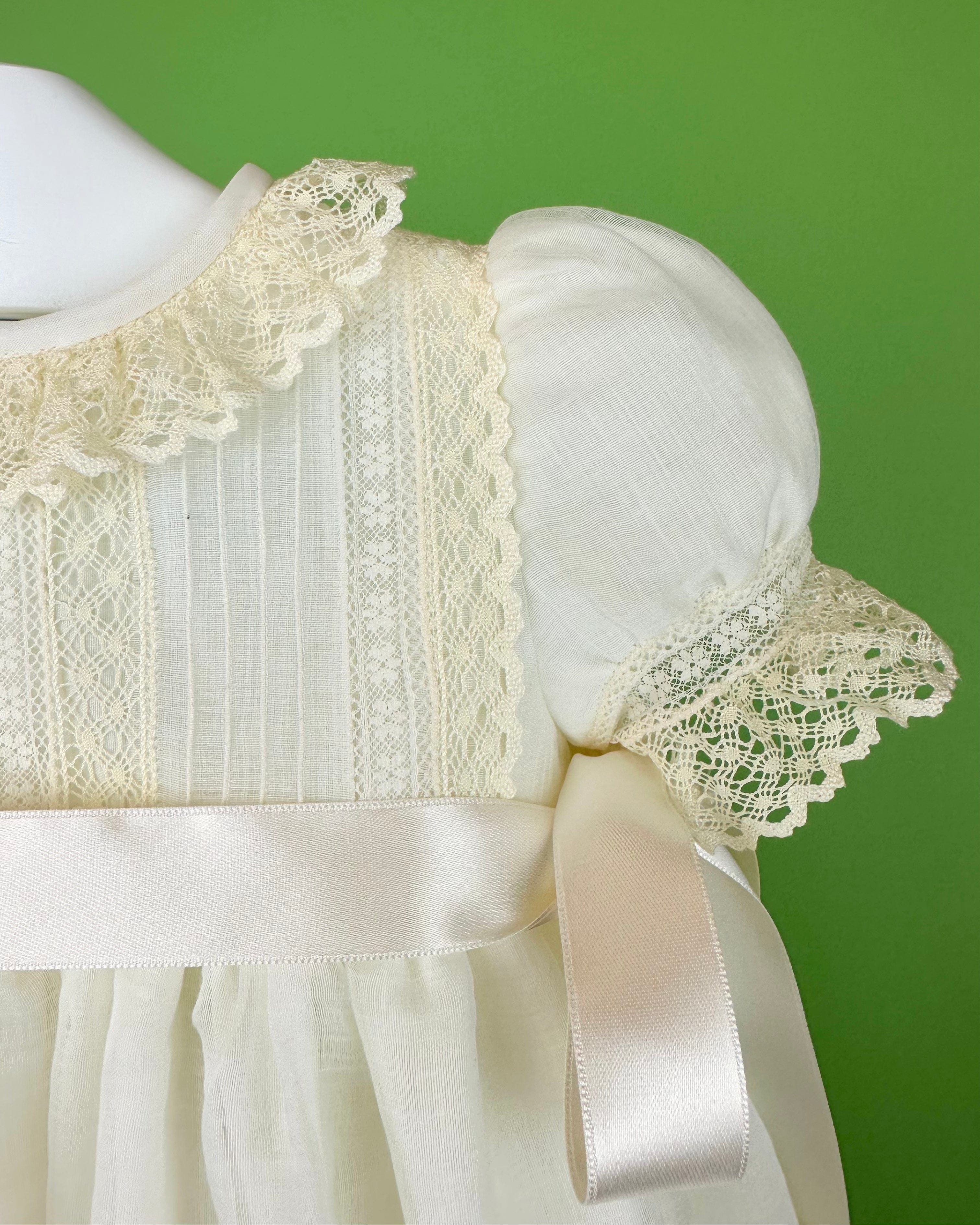 YoYo Boutique Baptism Angela Dress with Bonnet