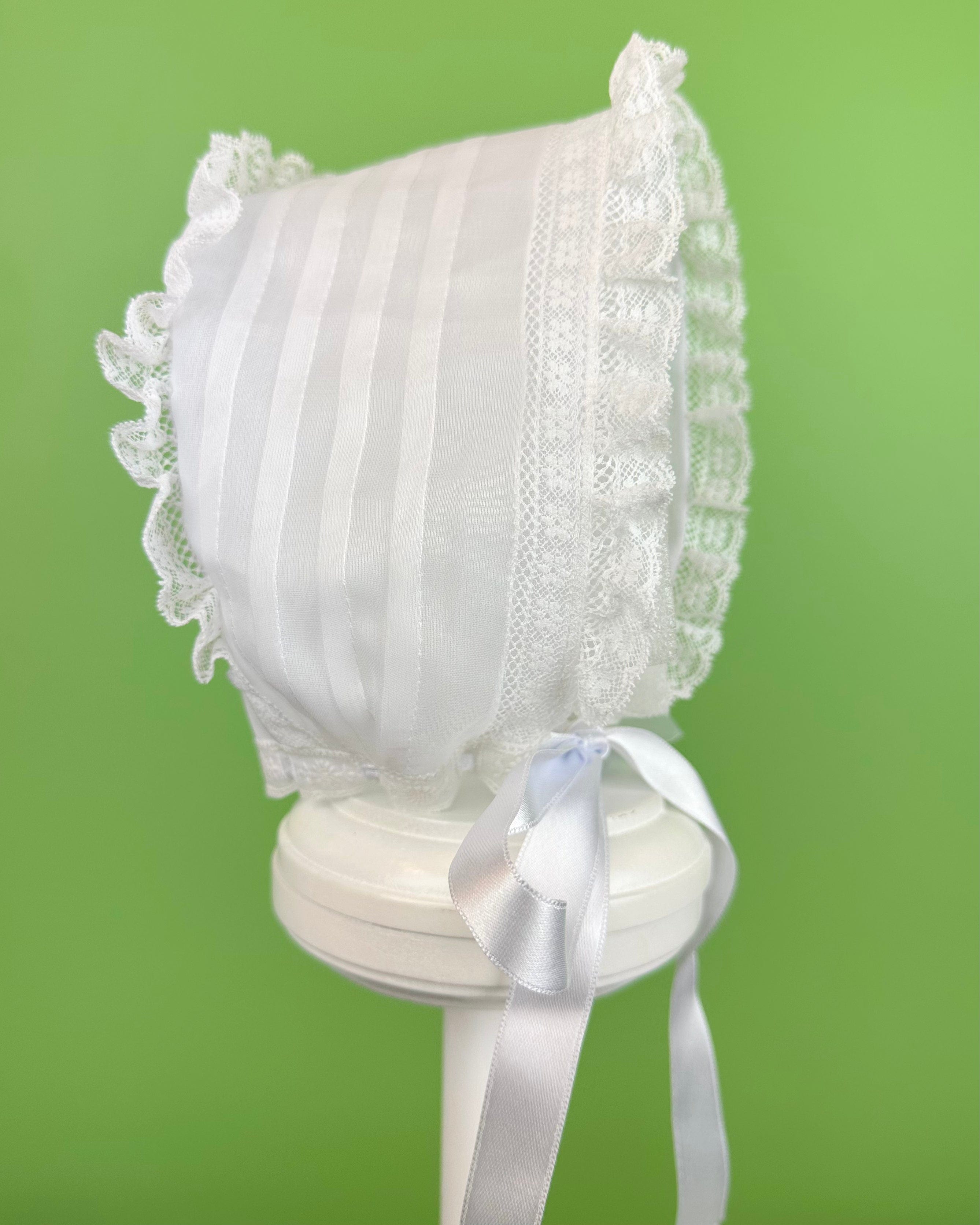 YoYo Boutique Baptism Brenda Dress with Bonnet