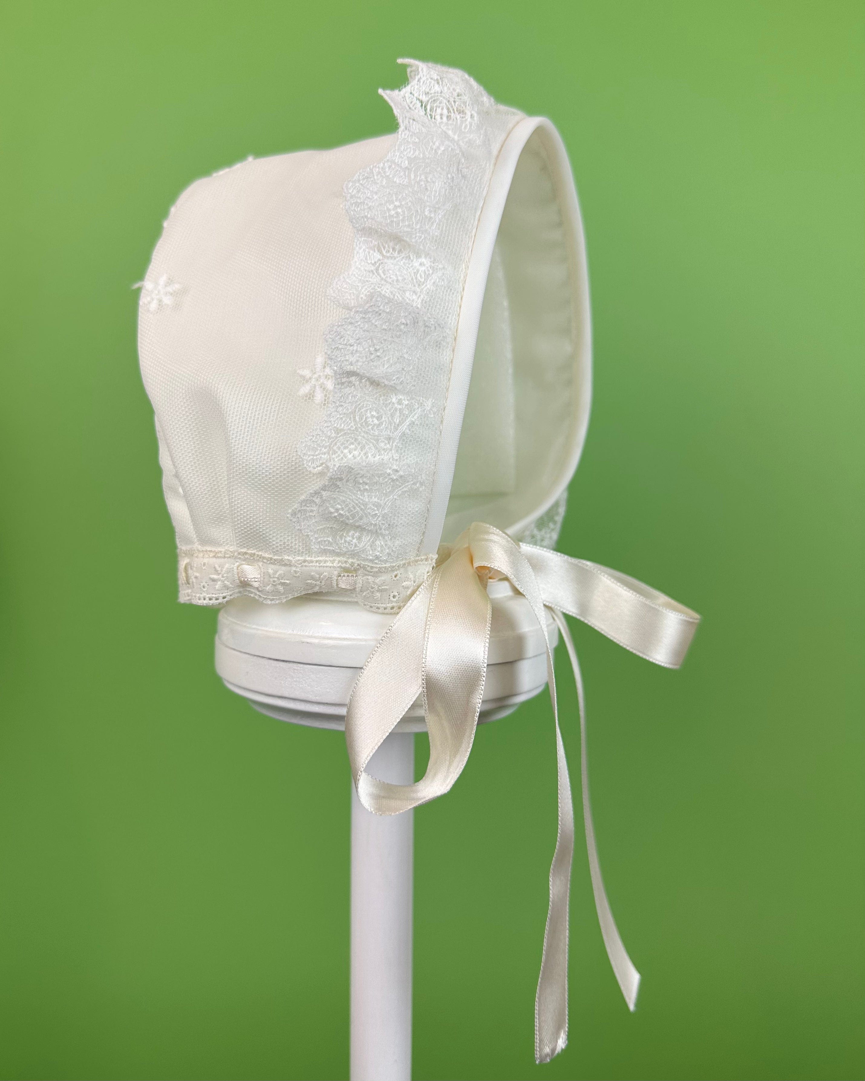 YoYo Boutique Baptism Briana Dress with Bonnet