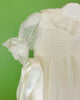 YoYo Boutique Baptism Cassandra Off-White Long Dress with Bonnet