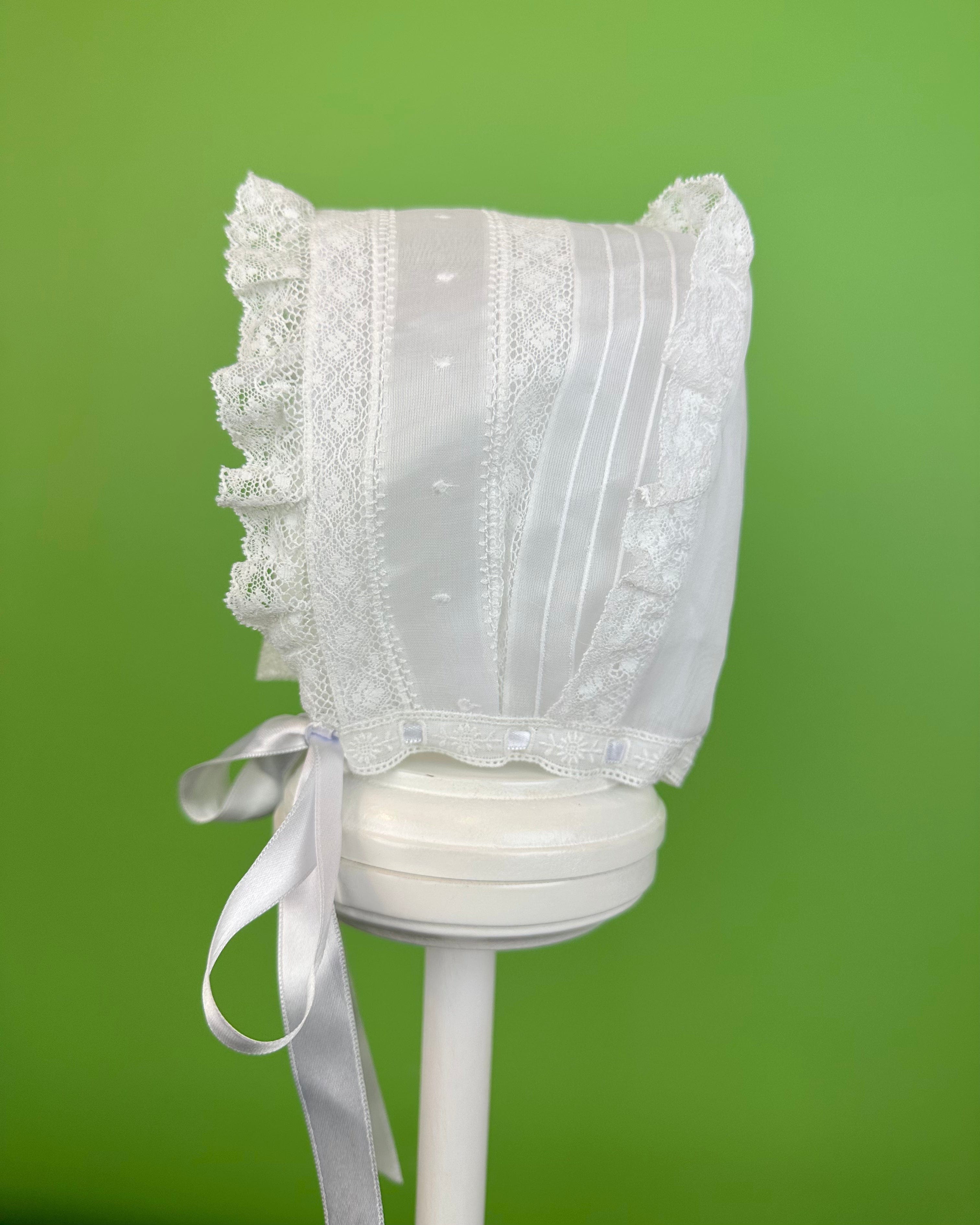 YoYo Boutique Baptism Catalina Dress with Bonnet