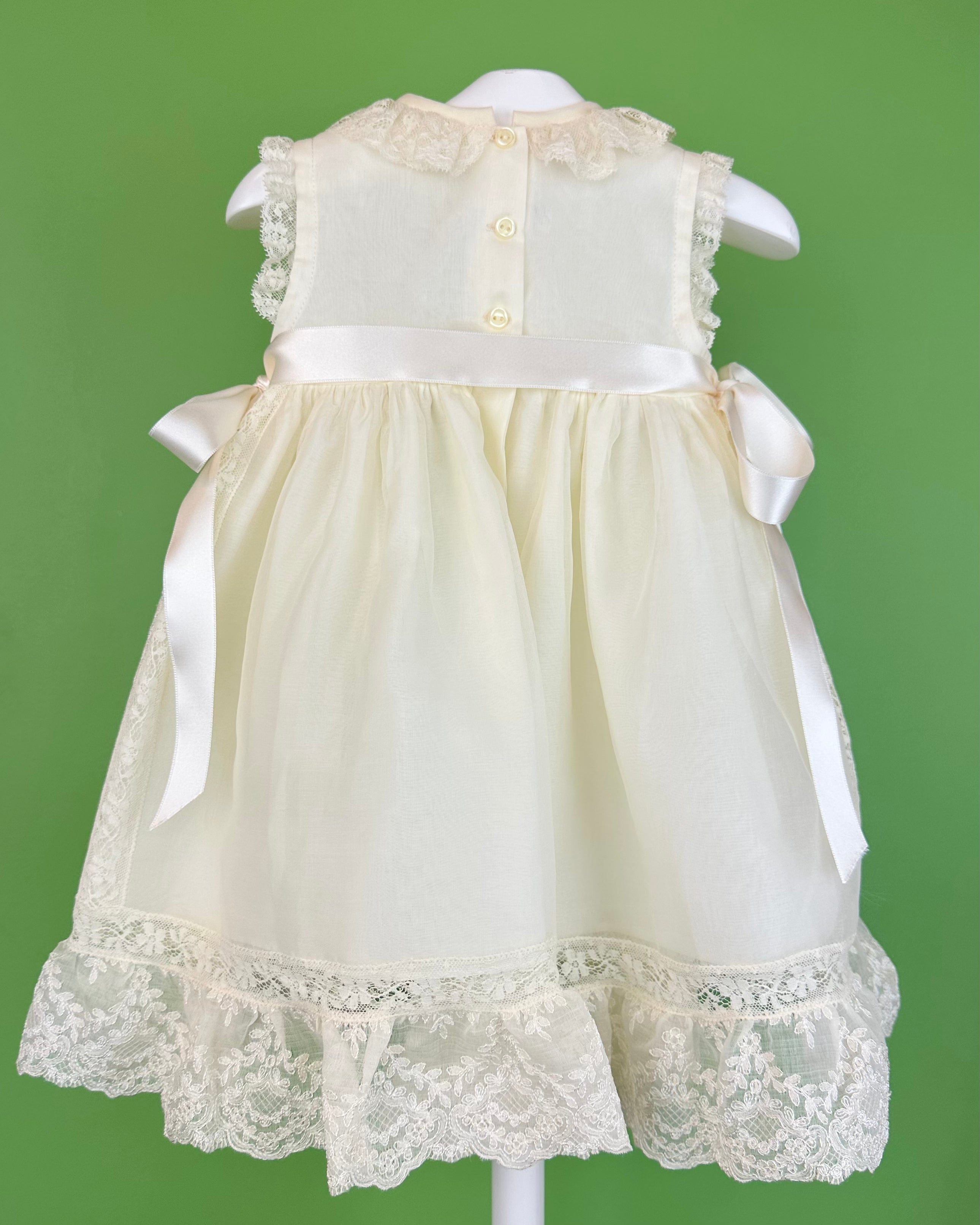 YoYo Boutique Baptism Cindy Dress with Bonnet