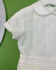 YoYo Boutique Baptism Cristobal Off-White Shorts Outfit