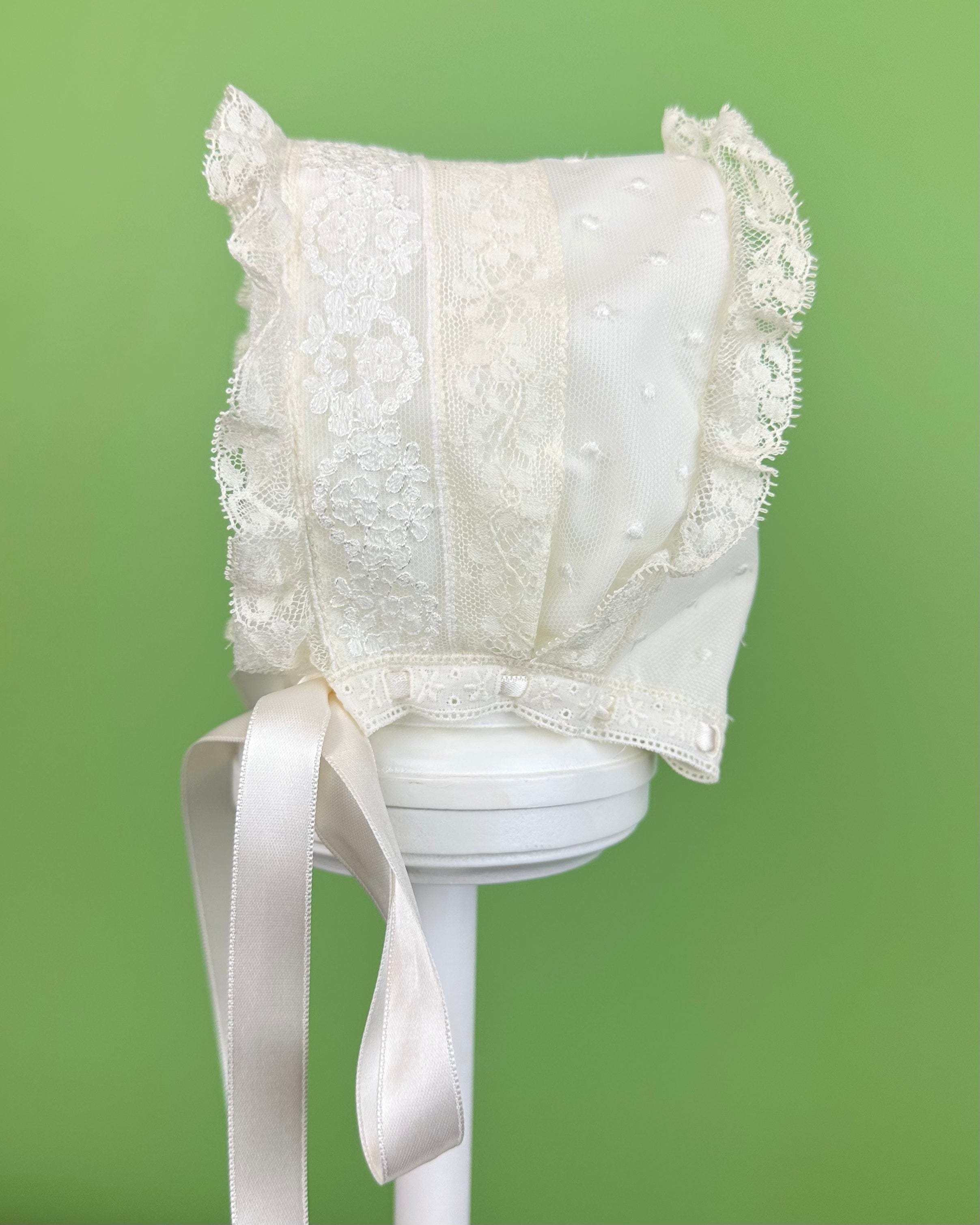 YoYo Boutique Baptism Estefania Dress with Bonnet