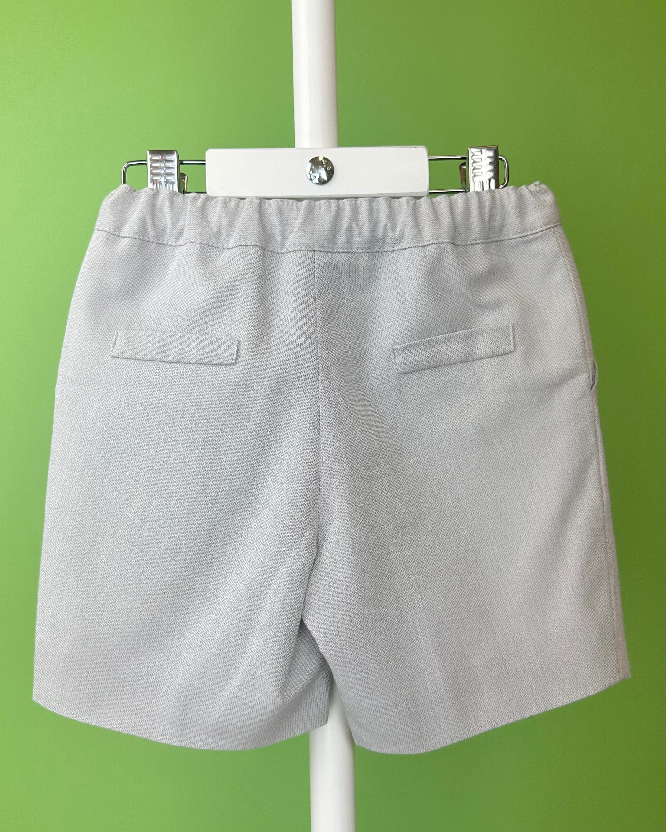 YoYo Boutique Baptism Jake White & Grey Shorts Outfit