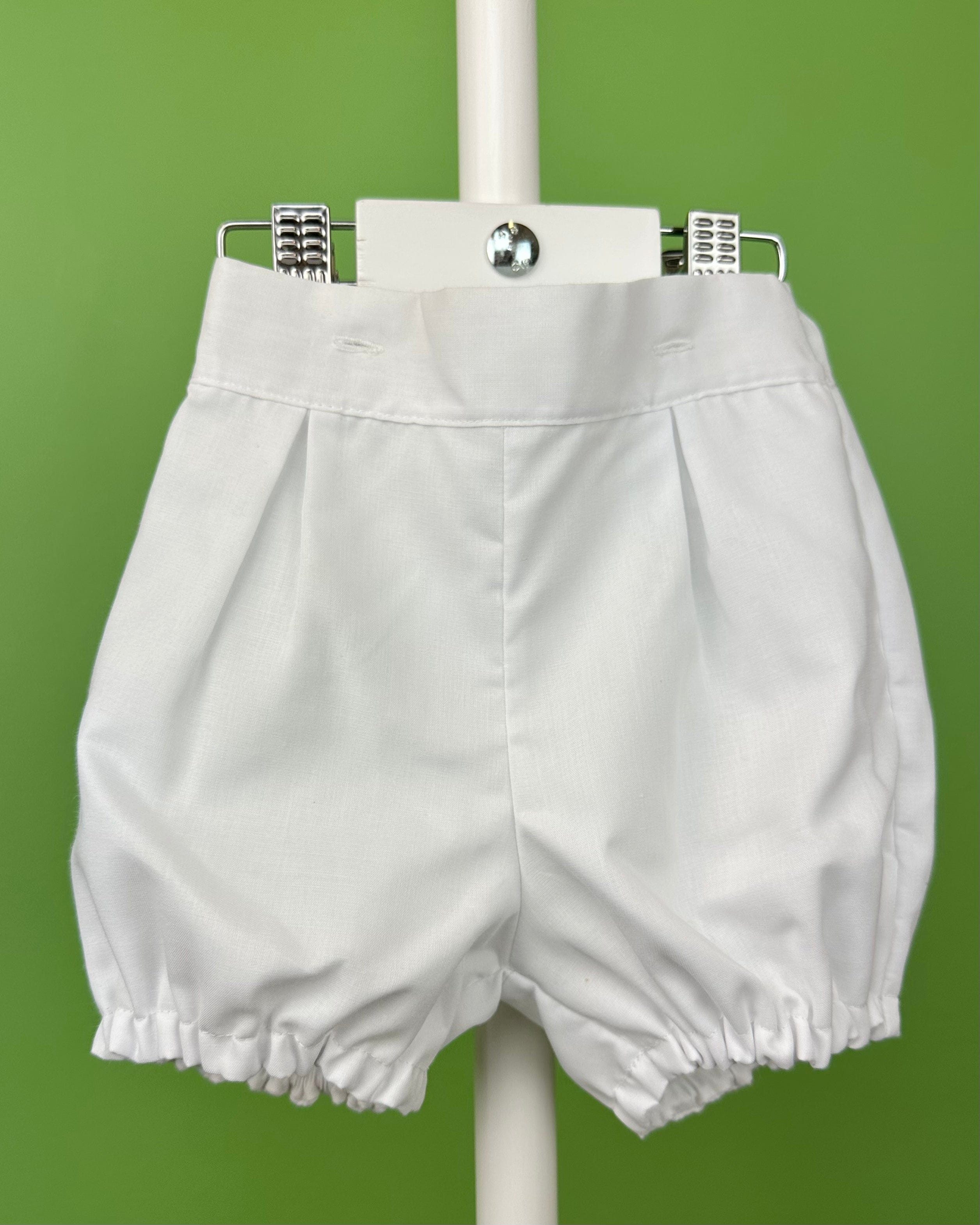 YoYo Boutique Baptism Julio White Bubble Outfit