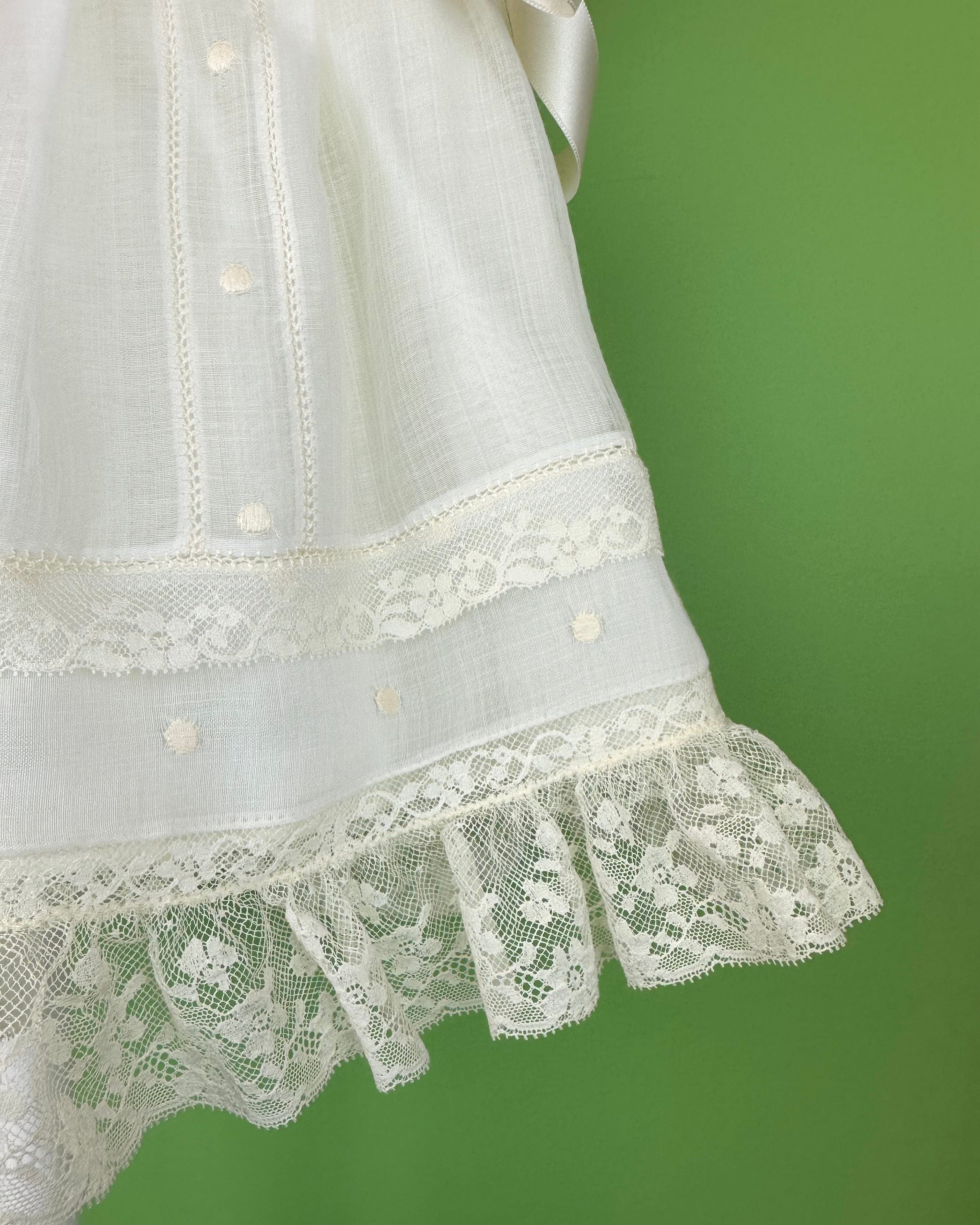 YoYo Boutique Baptism Lina Dress with Bonnet