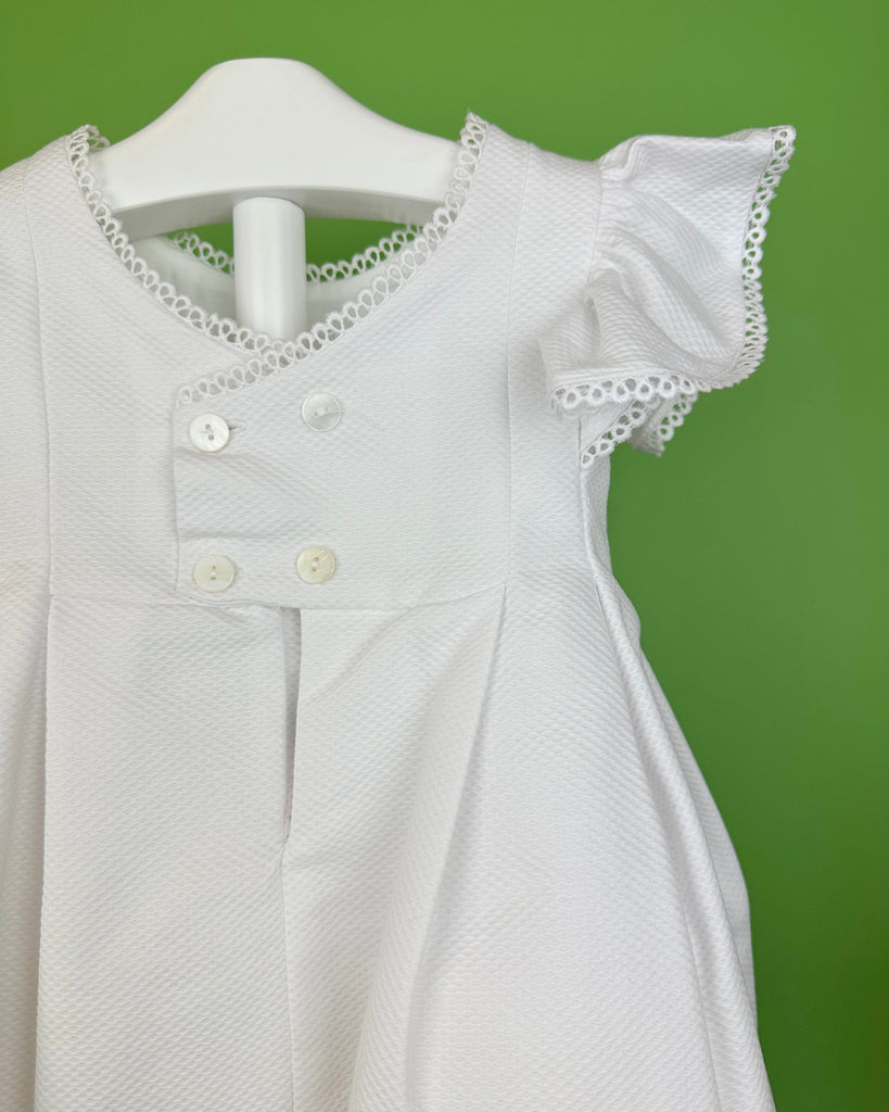 YoYo Boutique Baptism Luna White Dress