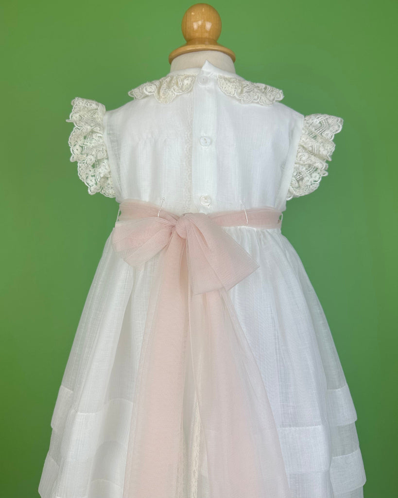 YoYo Boutique Baptism Malaga Off-White Christening Gown