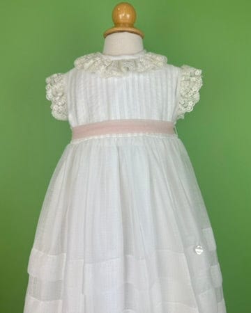 YoYo Boutique Baptism Malaga Off-White Christening Gown