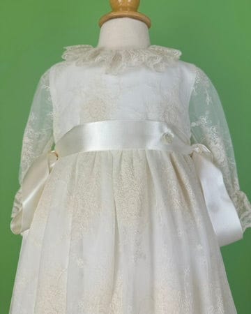 YoYo Boutique Baptism Marbella Off-White Christening Gown