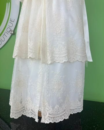 YoYo Boutique Baptism Marbella Off-White Christening Gown