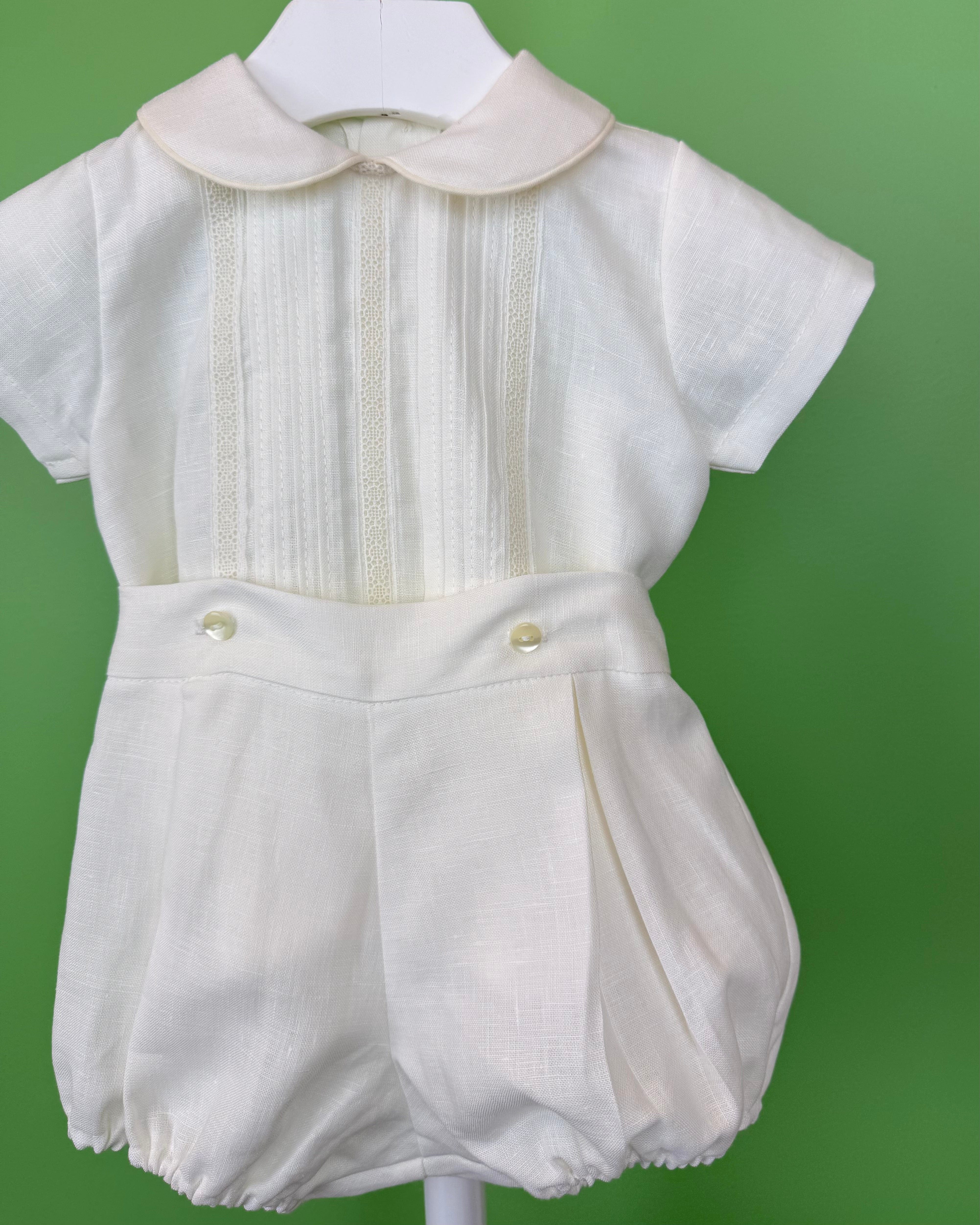 YoYo Boutique Baptism Max Off-White Outfit