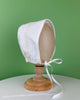 YoYo Boutique Baptism Off-White Bonnet