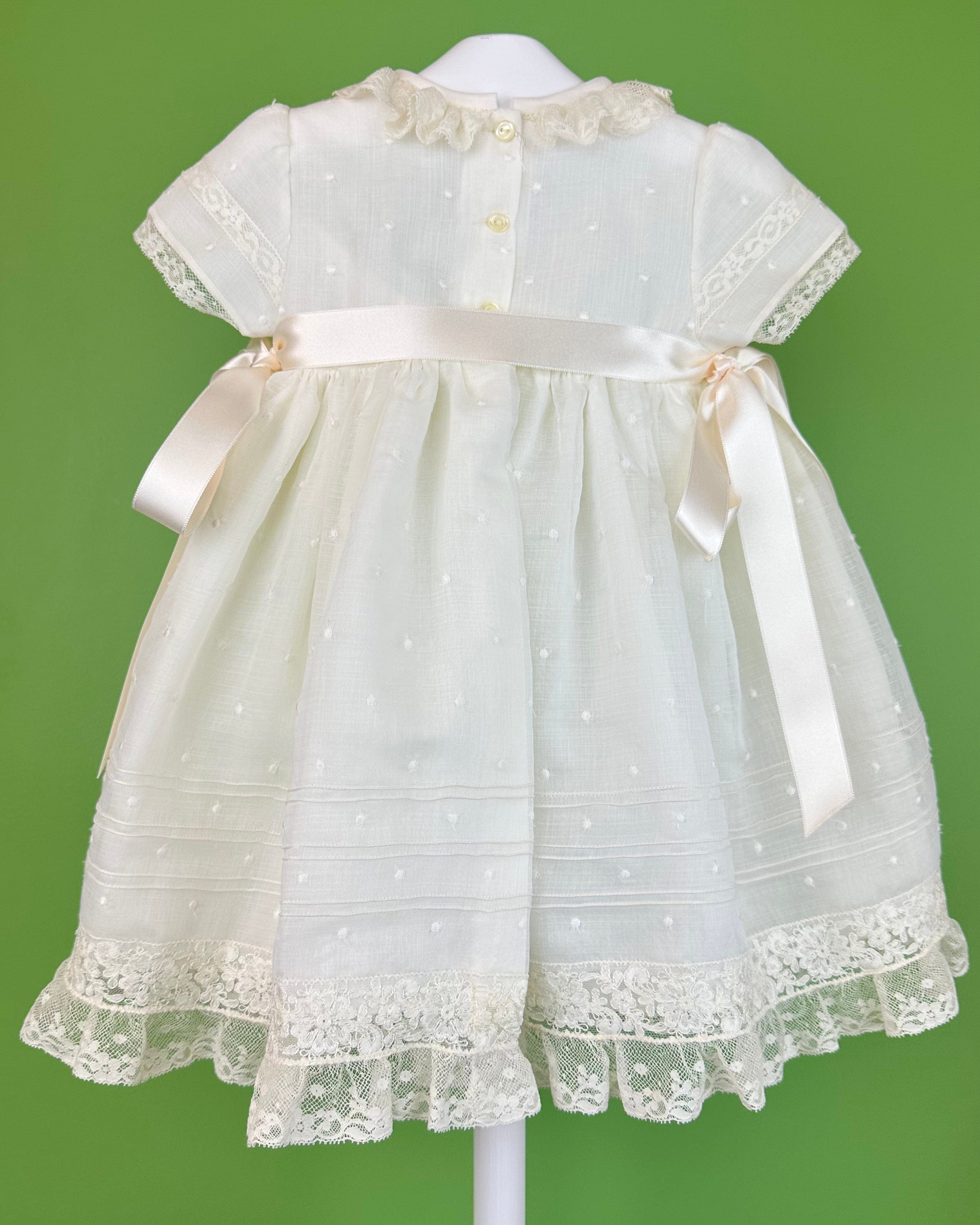 YoYo Boutique Baptism Paula Dress with Bonnet