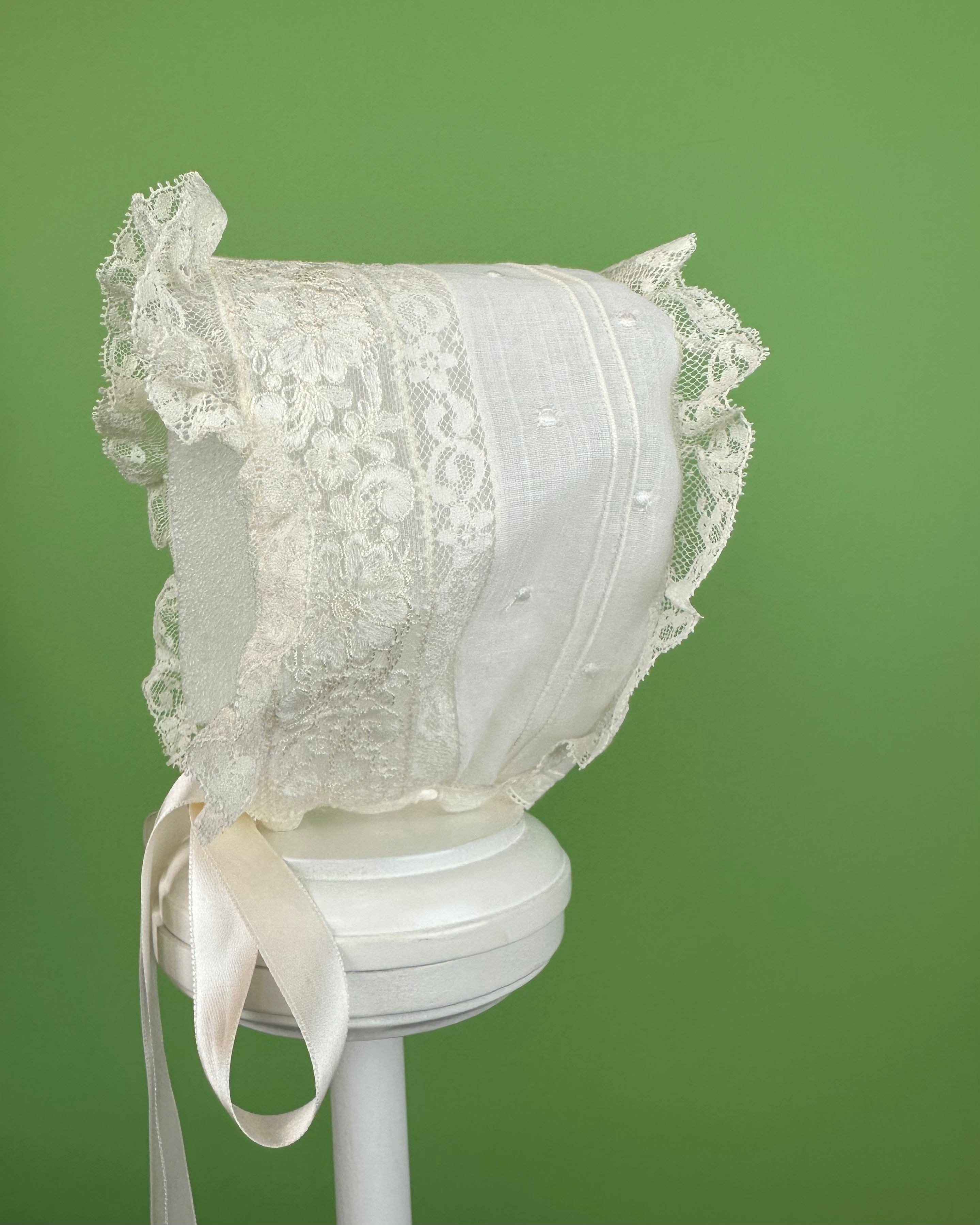 YoYo Boutique Baptism Paula Dress with Bonnet