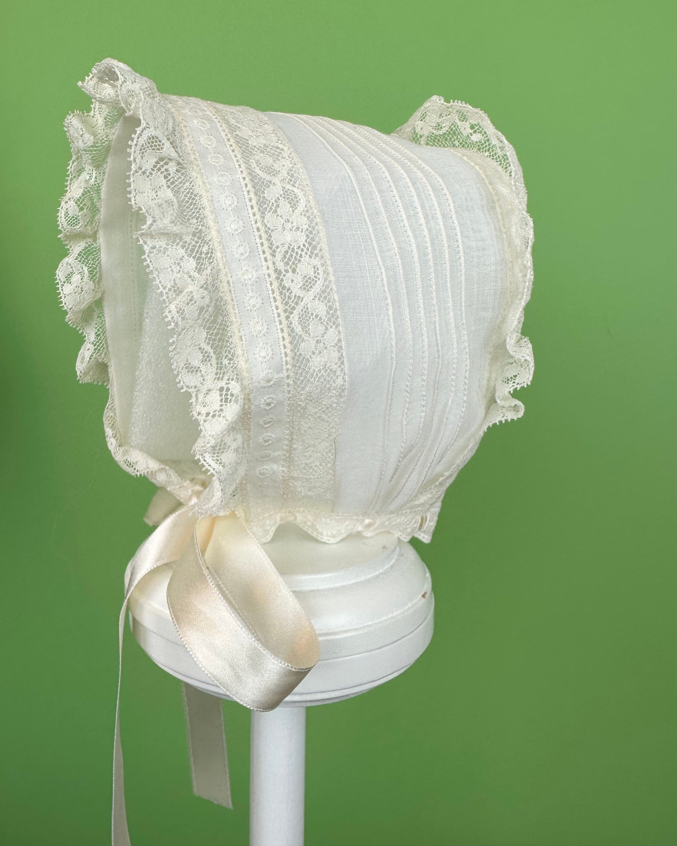 YoYo Boutique Baptism Pilar Dress with Bonnet