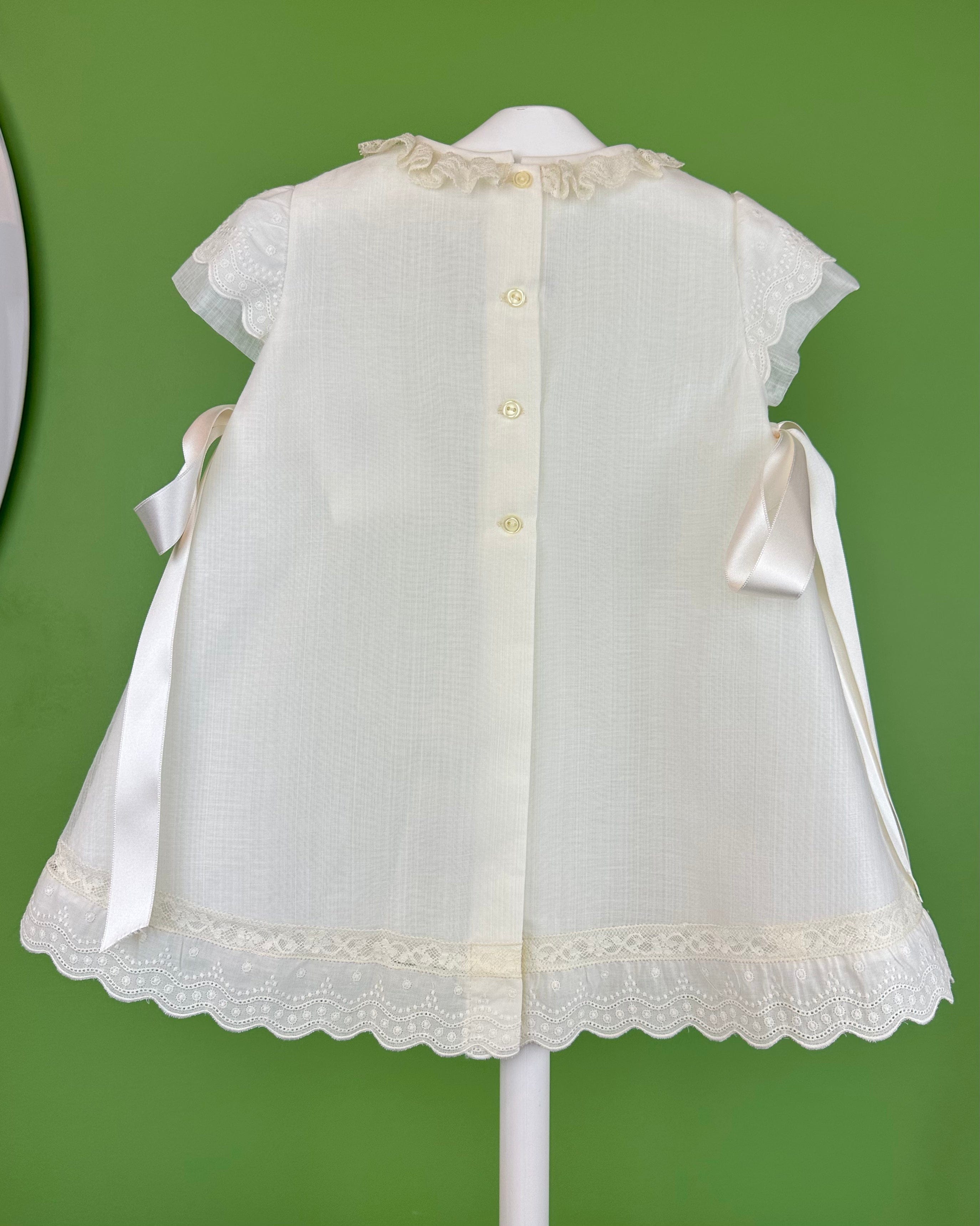 YoYo Boutique Baptism Pilar Dress with Bonnet