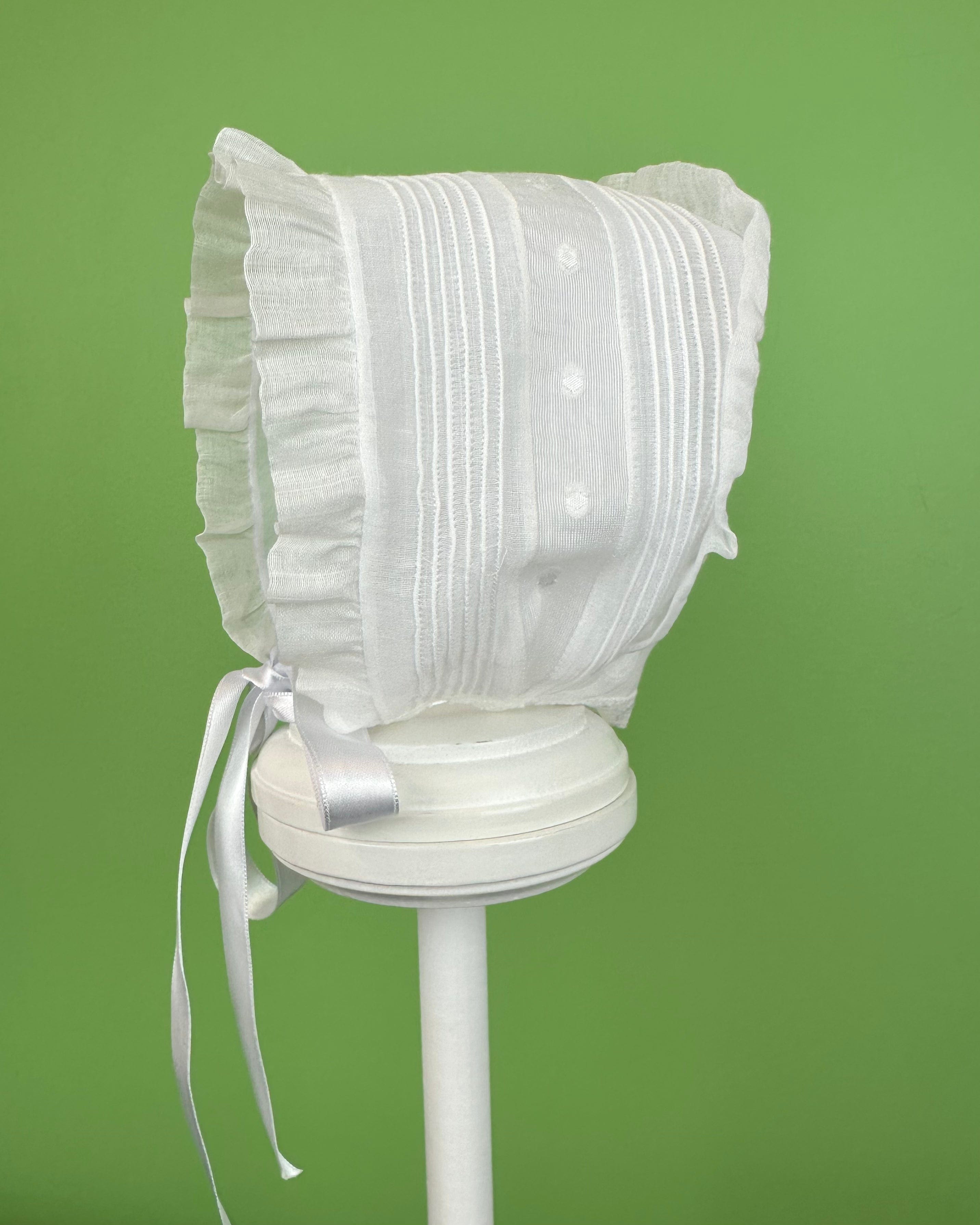 YoYo Boutique Baptism Raquel Dress with Bonnet